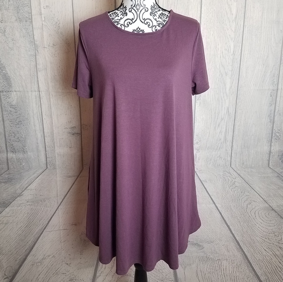 mauve swing dress